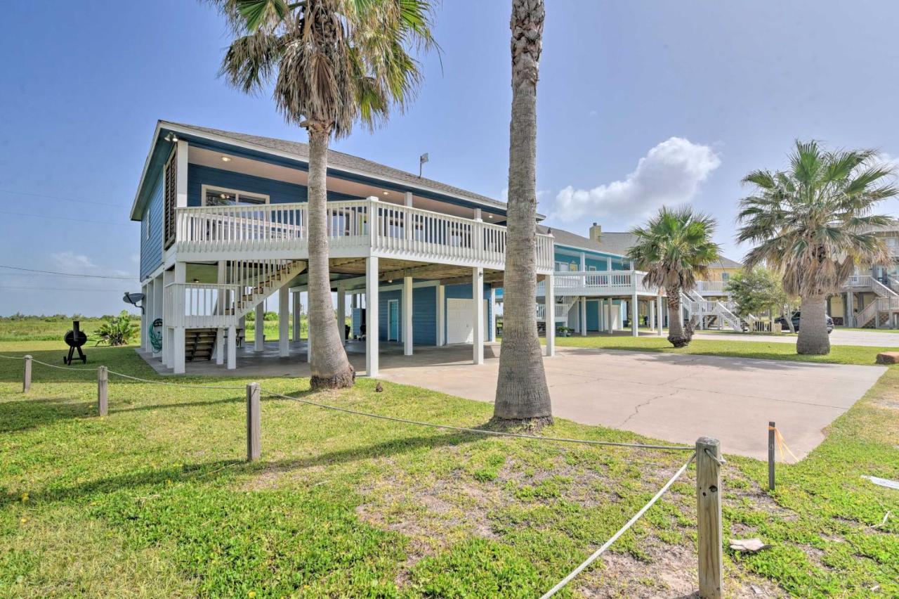 Bright Crystal Beach House, Walk To Coast! Villa Bolivar Peninsula Exterior foto